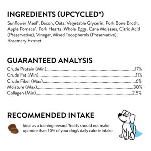 Shameless Pets Dog Training Treats, Bone Broth Chews (Bacon Hits Different) - Natural & Healthy Puppy Dog Treats - Soft Training Treats for Dogs with Naturally Occurring Collagen - Medium Dog Treats