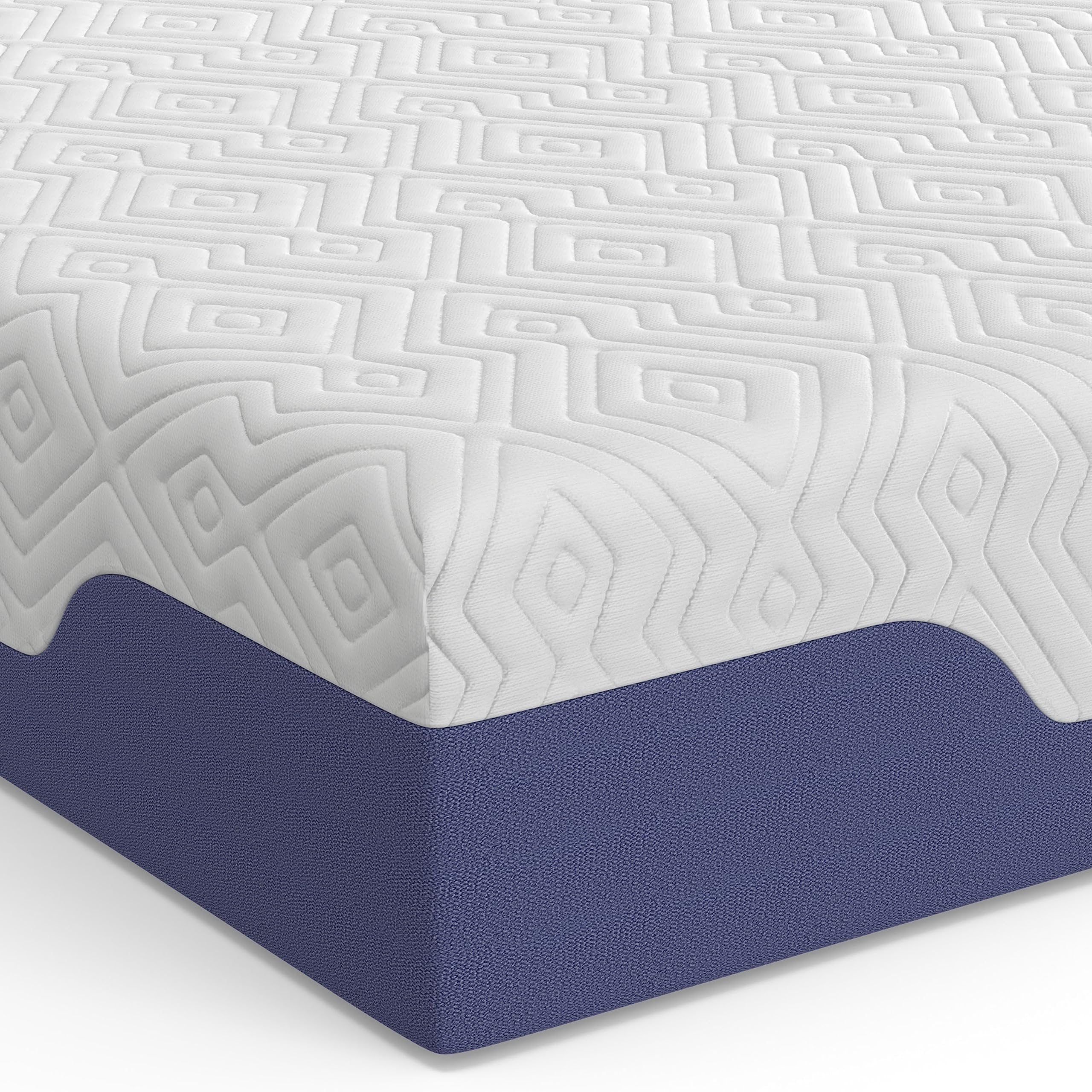 Vibe Supreme Cooling Hybrid Mattress, Innerspring and Gel Memory Foam Mattress, Fiberglass Free, 10-Inch Bed in a Box, Twin XL