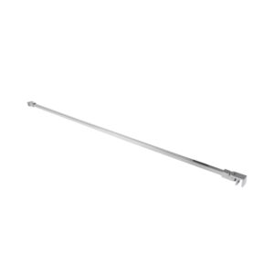 46” wall to glass support bar for 3/8” to 1/2” glass (chrome)