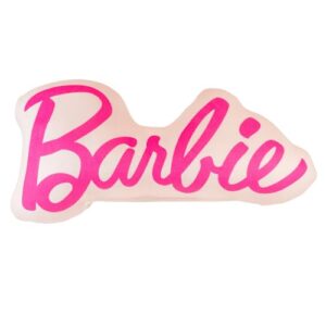 franco barbie movie luxe super soft plush squishy 17" inch logo decorative pillow