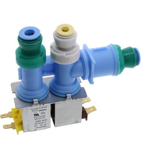 ClimaTek Upgraded Refrigerator Water Inlet Valve Replaces Whirlpool Maytag Amana #s 67006322, AP4081950, PS2069865, 1187201, 12956102, K-76376