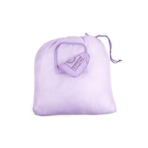 MIAMICA Foldable Travel Laundry Bag, 21'' x 22'', Purple "Laundry" – Lightweight, Durable Design with Drawstring Closure