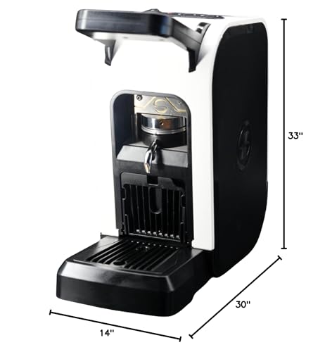 PRENDI Spinel Ciao Espresso Coffee Machine, Single Serve Coffee Maker, Espresso Coffee Pod Machine Comes with 100 pods FREE ((Guaranteed to Boost Your Morning)