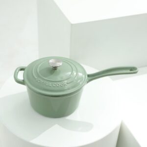 joyful cook enameled cast iron sauce pan