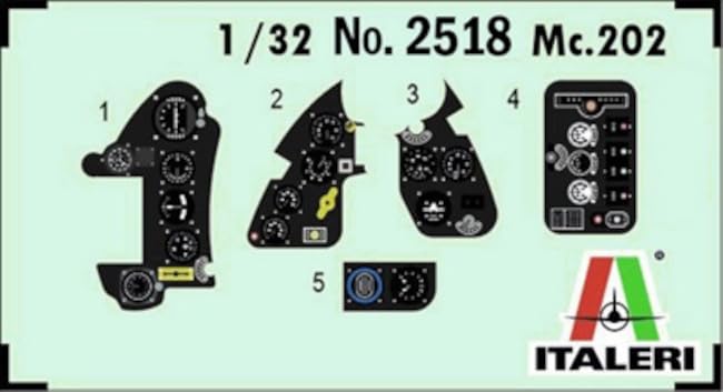 Italeri 2518 Macchi MC.202 1:32 Model Kit