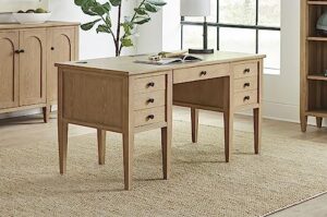 martin furniture laurel desk, light brown