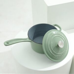 Joyful Cook Enameled Cast Iron Sauce Pan