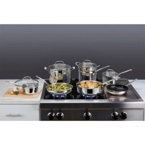 Cuisinart Chef's Classic Stainless Cookware 13-Piece Set, 77-13