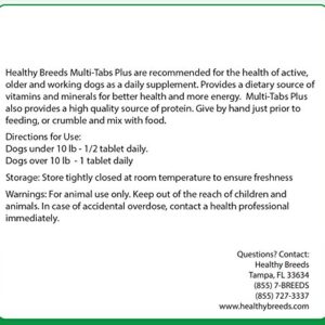 Healthy Breeds Doberman Pinscher Multi-Tabs Plus Chewable Tablets 180 Count (Pack of 2)