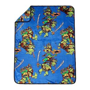 Nickelodeon Teenage Mutant Ninja Turtles Mutant Mayhem Raphael Nogginz Set - 40 x 50 Inch Blanket & Plush Pillow Set, Kids Super Soft 2 Piece Set