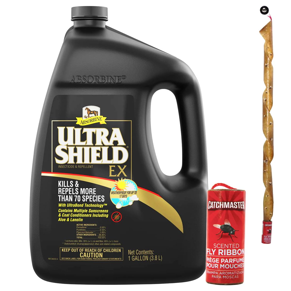 Fly Control Bundle with Ultrashield Ex Gallon and Fly Ribbon