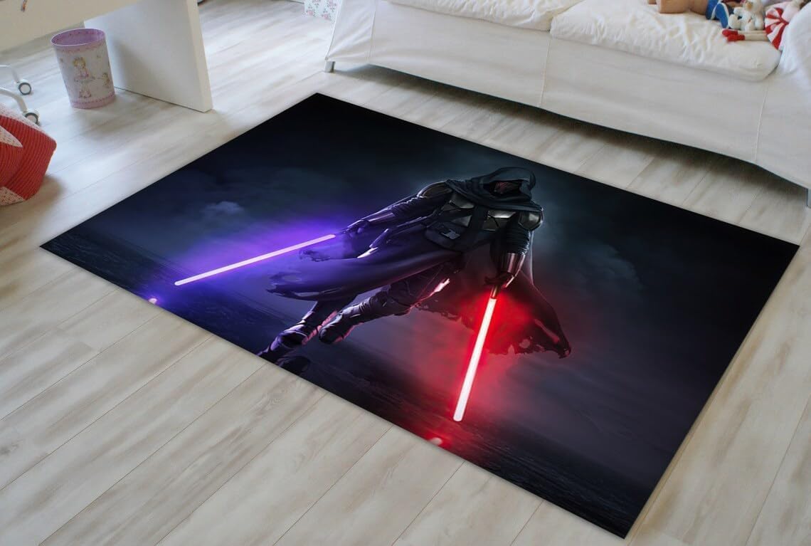 Kids Room Rug, Fashion Rug, for Living Room,Stormtrooper Rug,Starwars Rug,Soldier Rug, Cool Rug,Movie Rug, Gift for Him Her BJ519.7 (63”x82”)=160x210cm