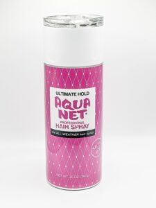 pink aqua net - 20oz stainless steel tumbler, 80's hair, 80's nostalgia gifts, unique gifts for her, unique christmas gifts, hairstylist, hairstylist gifts