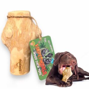 vinpetworld dog chew toy - large stick - boost your dog's chewing joy with this safe, natural, and long-lasting pet stick from real coffee wood, perfect for your joyful four-legged friend