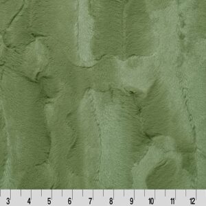 2 Yards (72"x80") of Basil Green Mirage Luxe Cuddle Minky from Shannon Fabrics