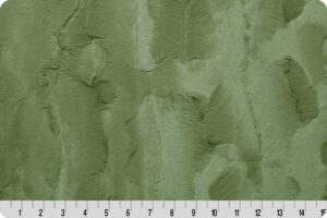 2 yards (72"x80") of basil green mirage luxe cuddle minky from shannon fabrics