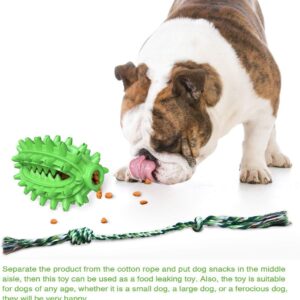 Dog Chew Toys Dog Toothbrush Stick Teeth Cleaning Brush Dental for Small Medium Large Dog, Rubber Dog Squeaky Toys for Aggressive Chewers Cactus Tough Toys Interactive for Training Cleaning Teeth