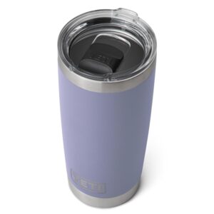 yeti rambler 20 oz tumbler, stainless steel, vacuum insulated with magslider lid, cosmic lilac