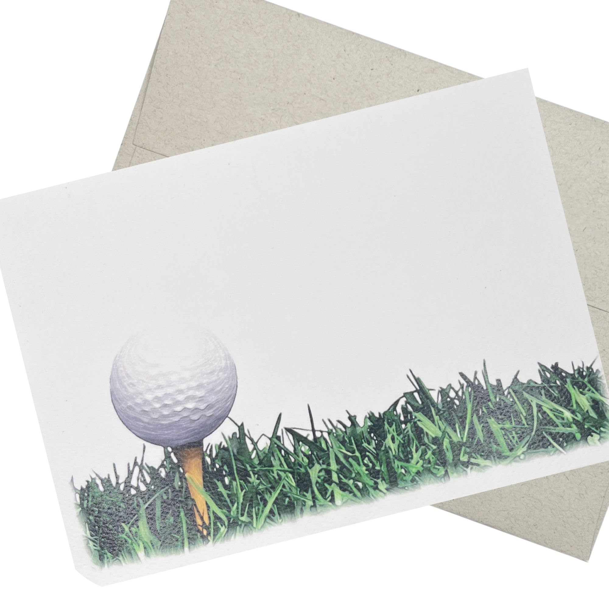 Golf Birthday Card (7X5 Inches and Blank Inside) for Dad Happy Birthday Wishes or a Golfer's Retirement Gift - 193