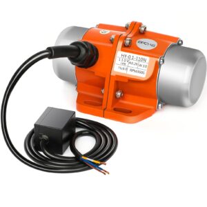 concrete vibrating motor, 30w concrete vibrator waterproof vibrating motor 110v 3600rpm aluminum alloy case mini vibrating motor single phase for shaker table