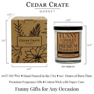 Scented Candle Gifts for Graduation | Funny Graduation Candles Gifts for Women Men, I Love You Gift Ideas for Best Friend, BFF, Her, Him, Daughter, Son, Sister - Vanilla Sandalwood