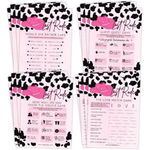 your main event prints her last rodeo bridal shower games, western bachelorette party cowgirl party games