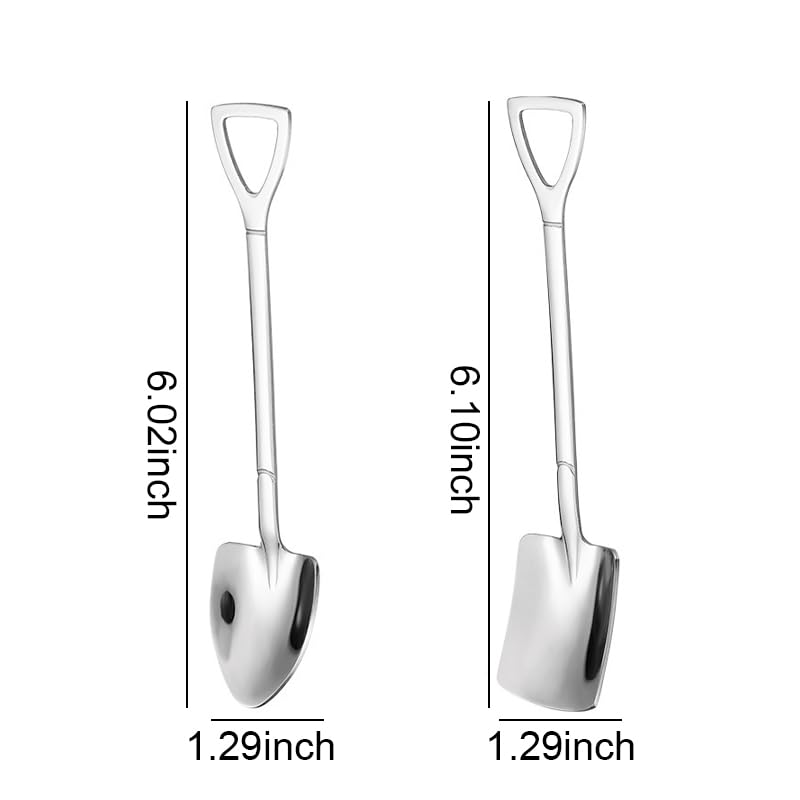 Couple Gifts Spoons for Him Her His Her Ice Cream Spoon Christmas Birthday Gifts for Boyfriend Girlfriend Wedding Engagement Gifts for Husband Wife Bf Gf 2pcs Couple Engraved Spoons