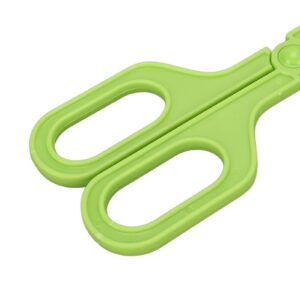 Reptile Feeding Clamp, Amphibian Terrarium Feeding and Cleaning Tool Reptile Poop Scoop, Multipurpose Reptile Feeding Claw Collector Reptile Feeding Clip with Vents for Tortoise Lizard Spider(Green)