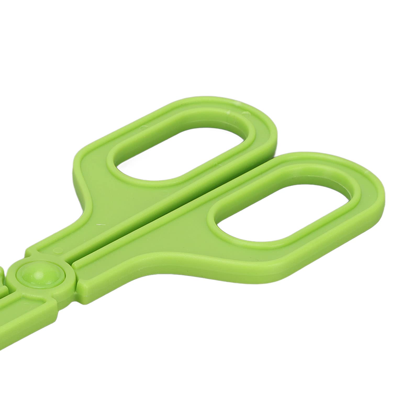 Reptile Feeding Clamp, Amphibian Terrarium Feeding and Cleaning Tool Reptile Poop Scoop, Multipurpose Reptile Feeding Claw Collector Reptile Feeding Clip with Vents for Tortoise Lizard Spider(Green)