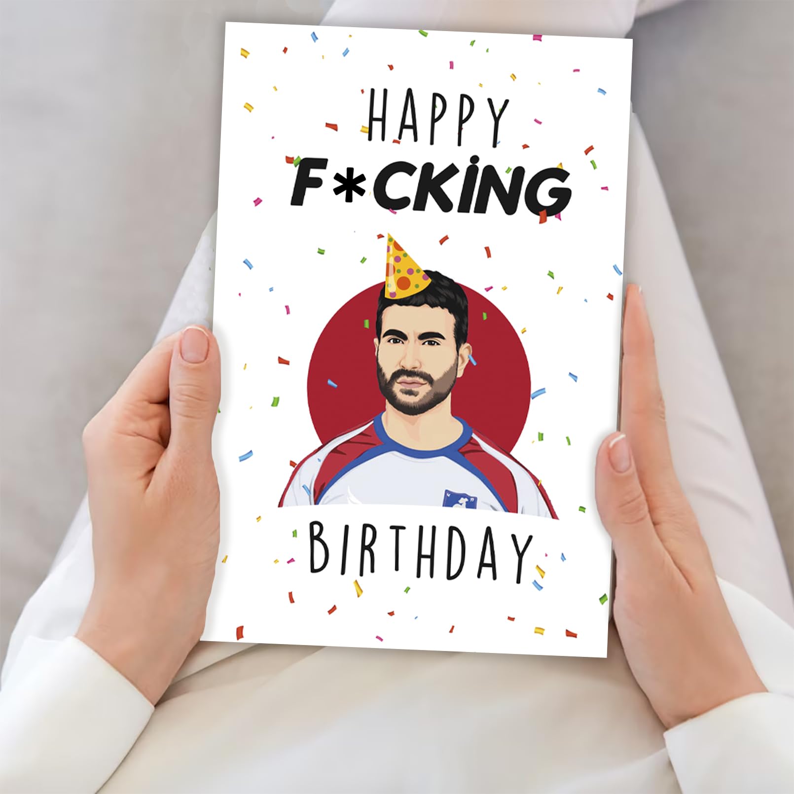 BENNLOOS Humorous Roy Kent Birthday Card for Him Her, Rude Ted Lasso TV Show for TV Fans, Special Bday Card Gifts with Envelope