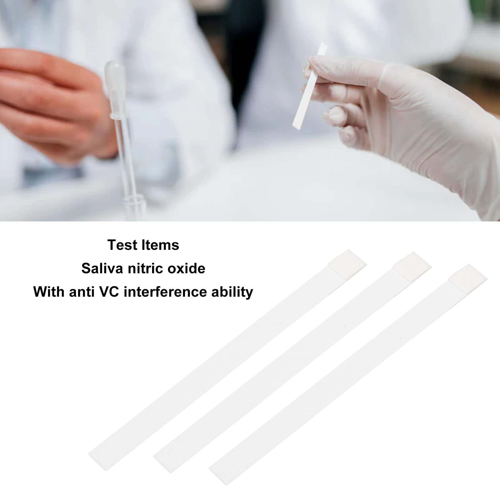 Nitric Oxide Test Strips, Highly Accuracy Easy Reading Body Nitric Oxide Test Strips 25 Strips Results Daily