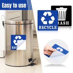 Sukh Recycle Sticker for Trash Can - Recycle Sign Decals self Adhesive Garbage Recycling Stickers Trash Bin Label Reuse Recycle Vinyl for Kitchen Home Essentials,Home,Hotel (20PCS Recycle Sticker)