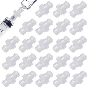 30pcs luer lock syringe adapter for bottles, syringe adapter luer lock connector luer lock adapter clear female luer syringe to syringe transfer connector luer lock syringe bottle adapter for syringe