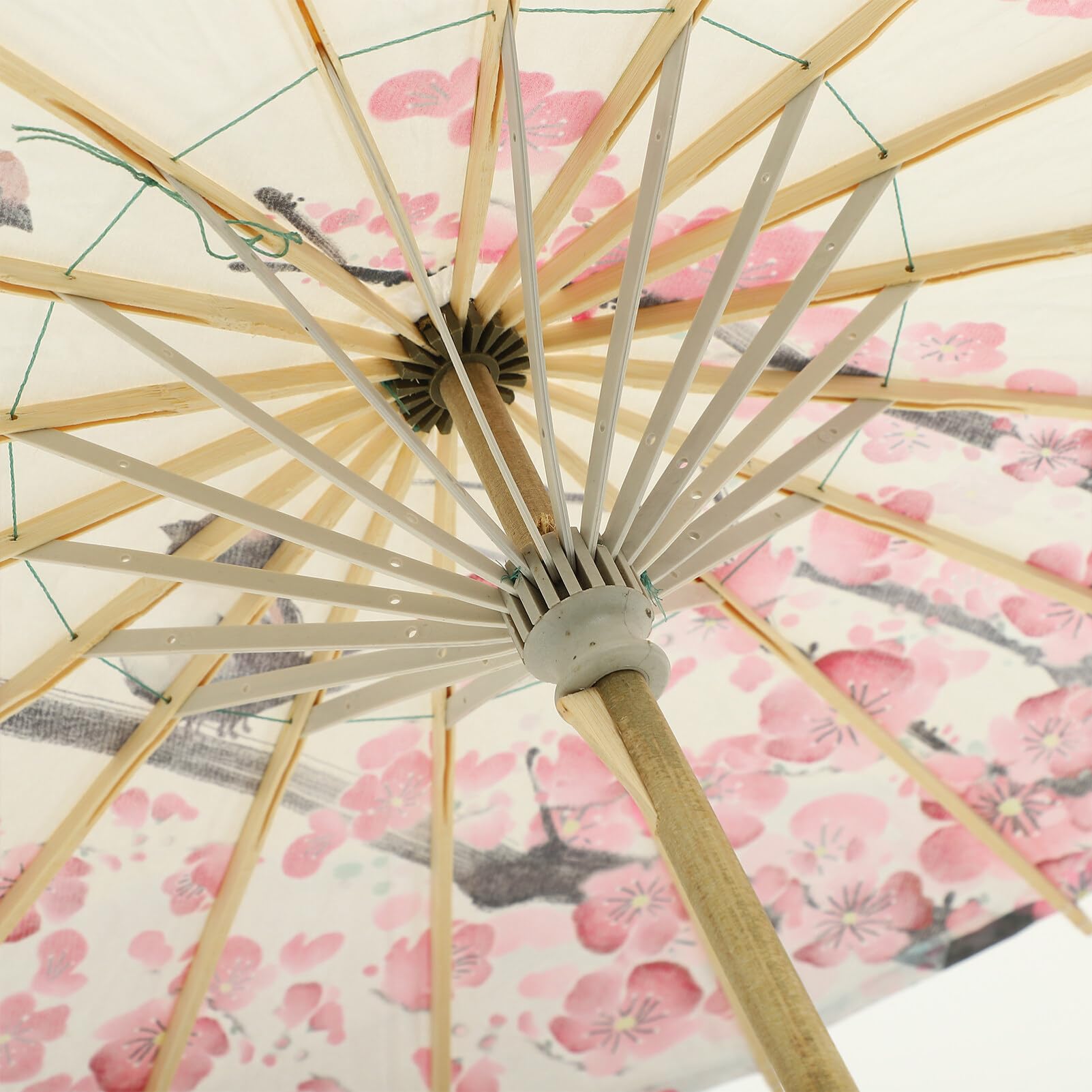 Gadpiparty Oiled Paper Umbrella Chinese Classical Plum Blossom Paper Umbrella Parasol Art Dance Japanese Umbrella Wedding Bridal Party Photo Prop Decorations