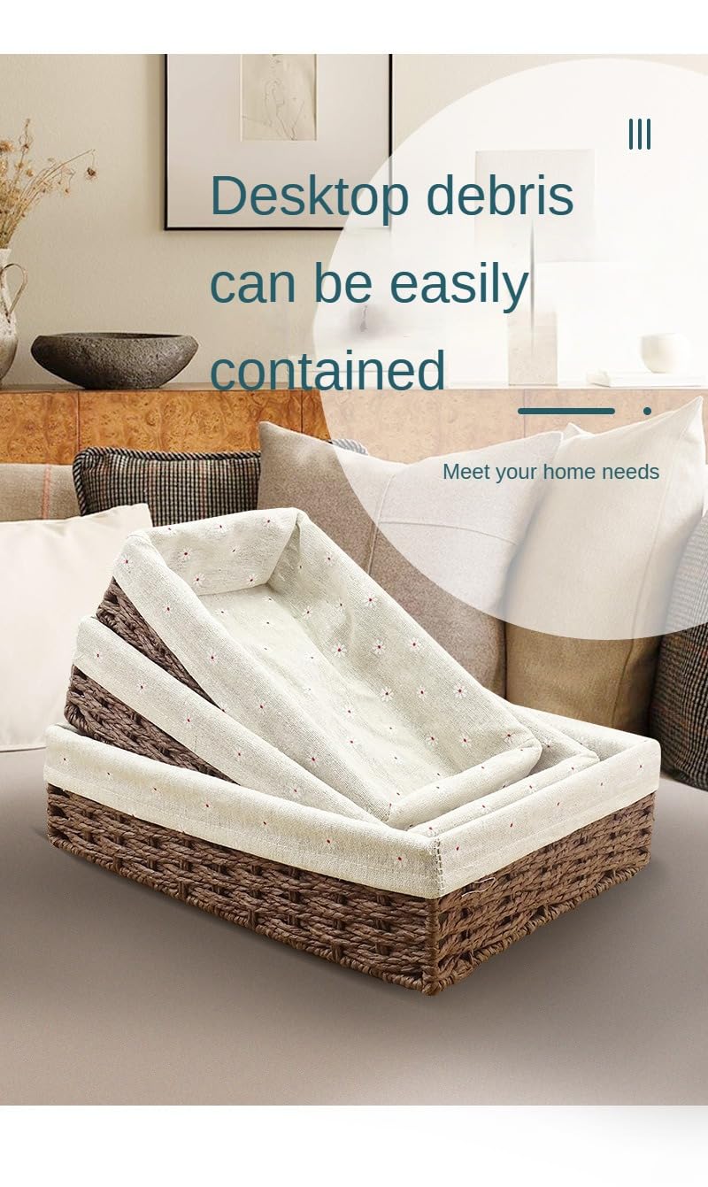 Handmade storage basket (Off White)