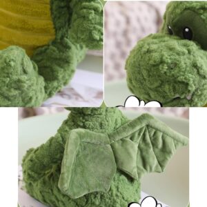 Soft Dragon Stuffed Animals Dragon Plush Toys Dragon Plushies Throw Pillow Dragon Hugging Dragon Cuddly Dragon Doll Gift for Kids and Lovers in Christmas, Valentine's Day (20 Inch)