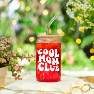 NewEleven Christmas Gifts For Mom - Birthday Gifts For Mom From Daughter, Son, Kids – Unique Birthday Present Ideas For Mom, New Mom, Mom To Be, Wife From Daughter, Son, Husband - 16 Oz Coffee Glass