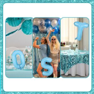 Wonmelody Coastal Bachelorette Party Decorations Last Toast on the Coast Banner Blue Nautical Nautical Bridal Shower Decorations Light Blue Balloon for Coastal Bridal Shower Engagement Wedding Party