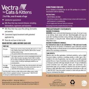 Vectra Tan for Cats and Kittens 2-9 Pounds 6 Doses