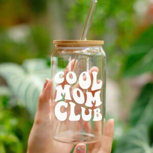 NewEleven Christmas Gifts For Mom - Birthday Gifts For Mom From Daughter, Son, Kids – Unique Birthday Present Ideas For Mom, New Mom, Mom To Be, Wife From Daughter, Son, Husband - 16 Oz Coffee Glass