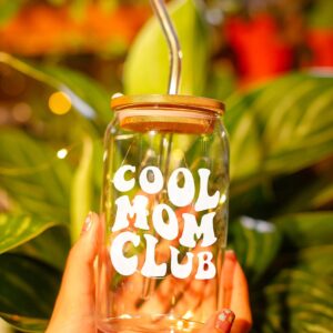 NewEleven Christmas Gifts For Mom - Birthday Gifts For Mom From Daughter, Son, Kids – Unique Birthday Present Ideas For Mom, New Mom, Mom To Be, Wife From Daughter, Son, Husband - 16 Oz Coffee Glass