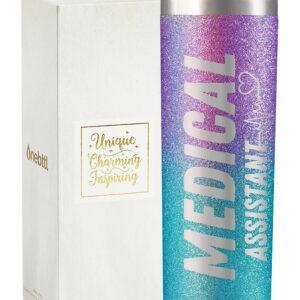 Onebttl Medical Assistant Gifts for Wowen, Gifts for Medical Assistant on Medical Assistant Week, Birthday and Christmas, 20oz Insulated Stainless Steel Tumbler - Medical Assistant