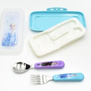 Frozen Elsa Fork and Spoon Flatware Set with Case