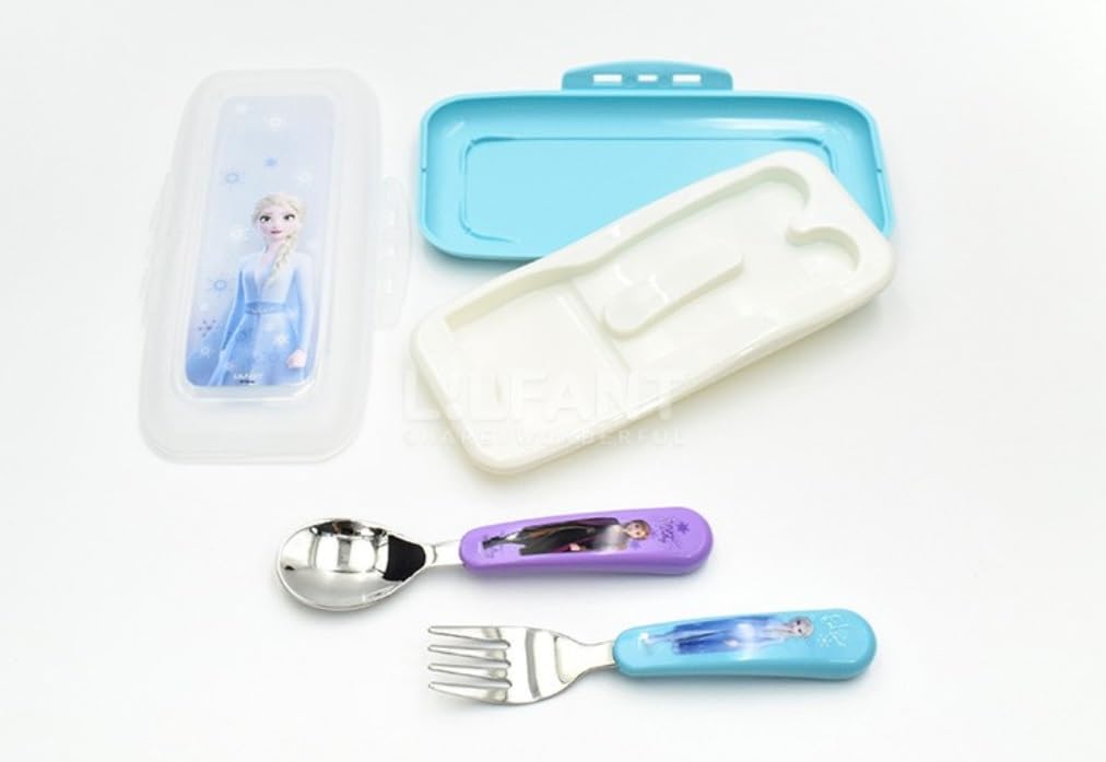 Frozen Elsa Fork and Spoon Flatware Set with Case