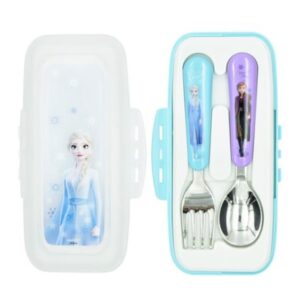 Frozen Elsa Fork and Spoon Flatware Set with Case