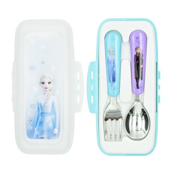 Frozen Elsa Fork and Spoon Flatware Set with Case