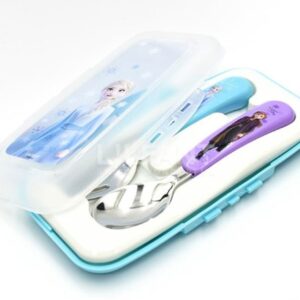 Frozen Elsa Fork and Spoon Flatware Set with Case