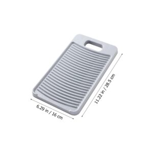 FONDOTIN 2 Pcs Thicken Washboard Scrubbing Board Household Laundry Tool for Clothes Design for Efficient Cleaning for Home and Camping Use