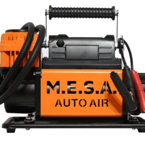 EZ FLATE M.E.S.A 12V Air Compressor Kit, Portable Air Compressor, 5.65 CFM, Offroad Air Off Road Air Compressor, Heavy Duty Pump for Car Tire, Max 150 PSI for 4x4 Vehicle, Offroad Tire Inflator