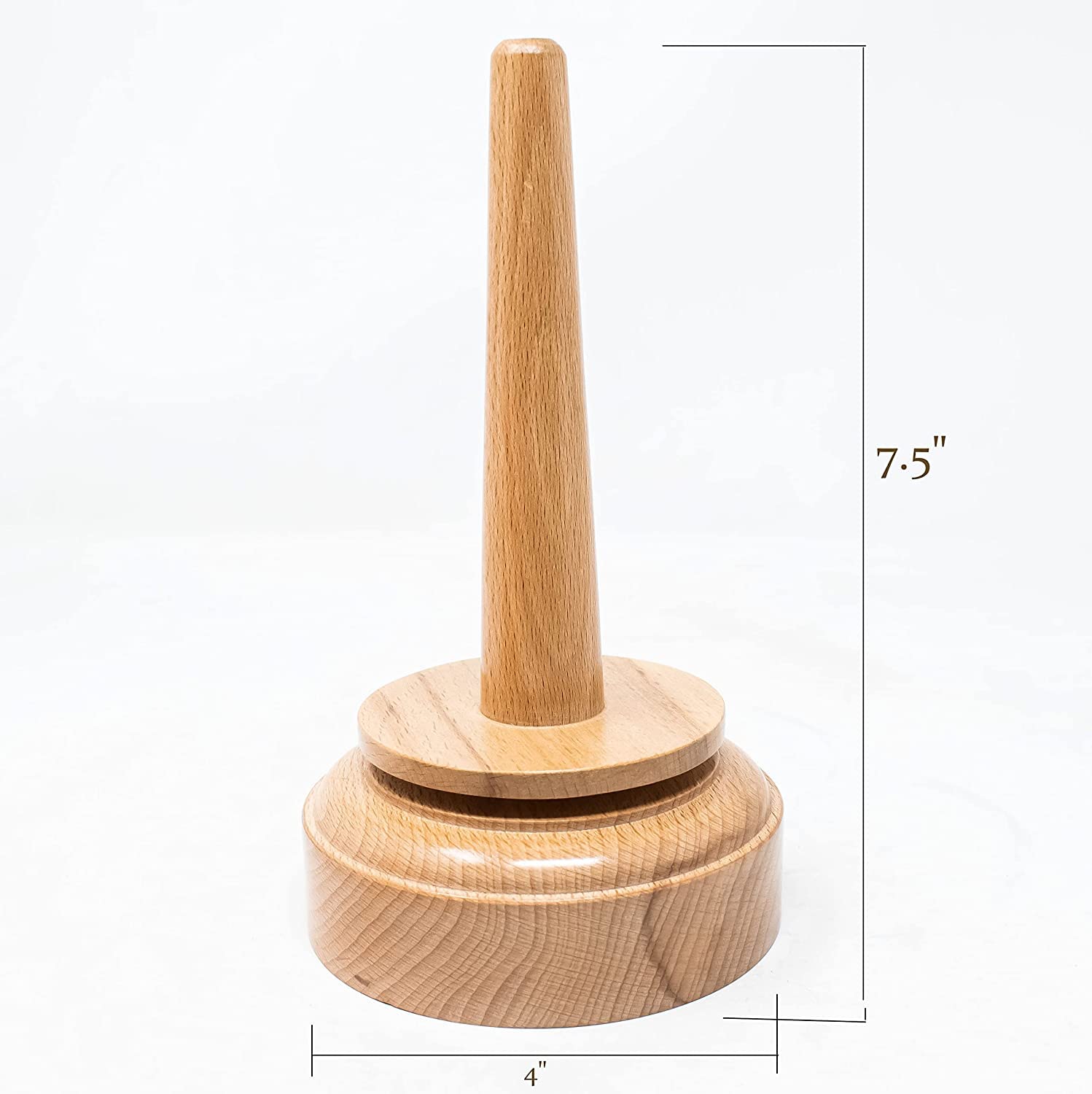 SMIURNS Yarn Holder Stand Spindal Storage for Skeins of Yarn Wool Jeanie Chrochet Dispenser Tool